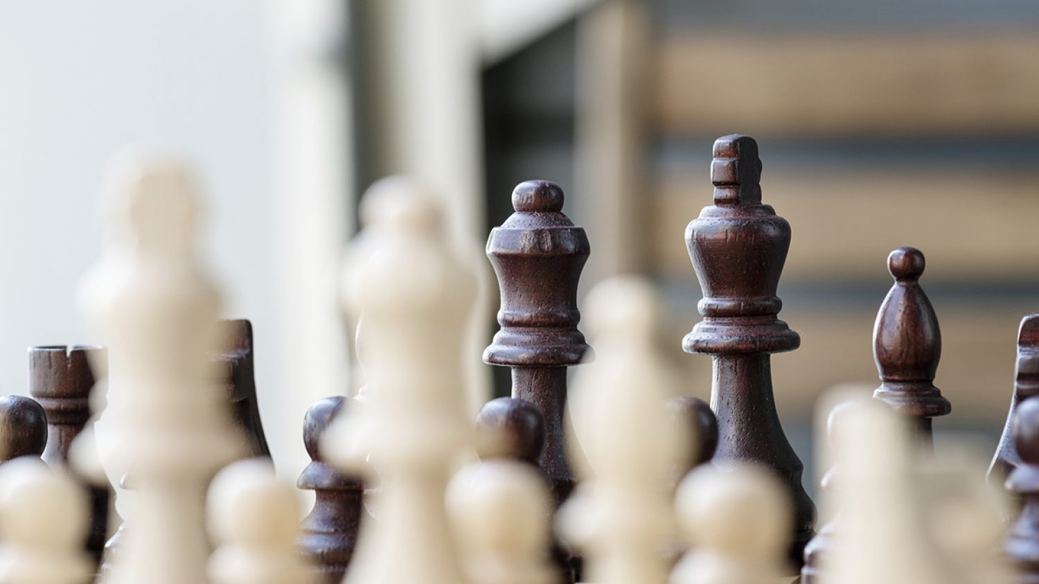 Chess game business strategy concept